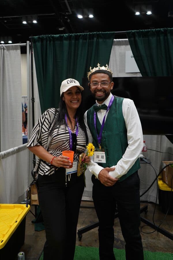 On The Fly Waste Solutions team at industry trade show